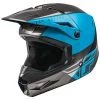 Fly Racing Kinetic Straight Edge Helmet -Fly Sales Blue Grey Black