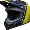 Bell Moto-9 Flex Husqvarna Gotland Helmet (S Or M Only) -Fly Sales bell moto 9 flex dirt helmet husqvarna gotland matte gloss blue hi viz front left
