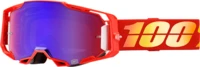 100 Percent Armega Nuketown Goggles W/ Mirrored Lens